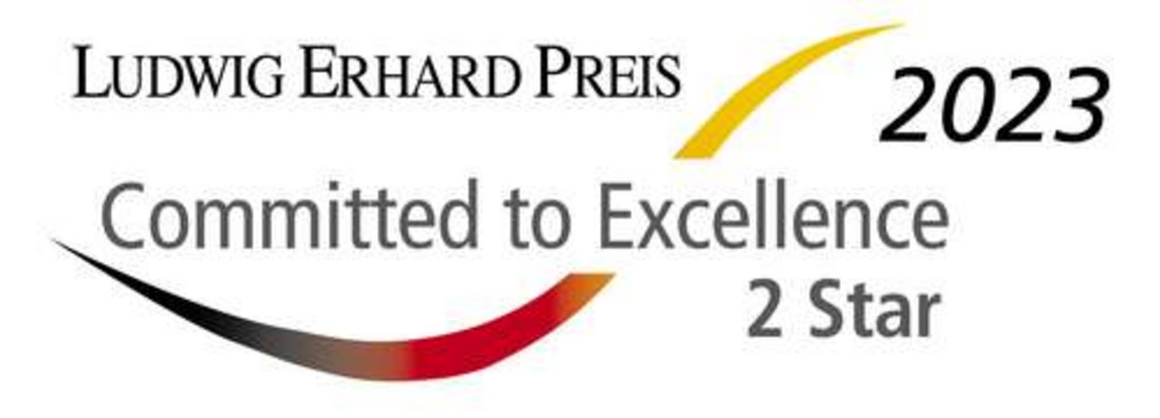 Das Logo der EFQM 2-Sterne Auszeichnung